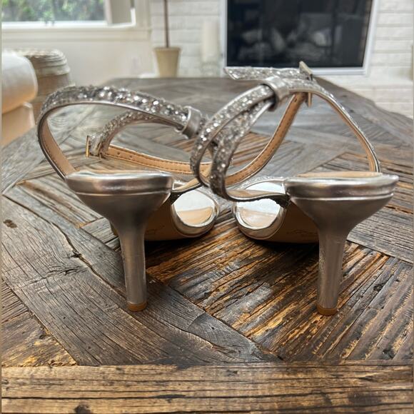 Women's Jewel Badgley Mischka Ojai II Evening Sandals - Sz 7.5 - Picture 6 of 10